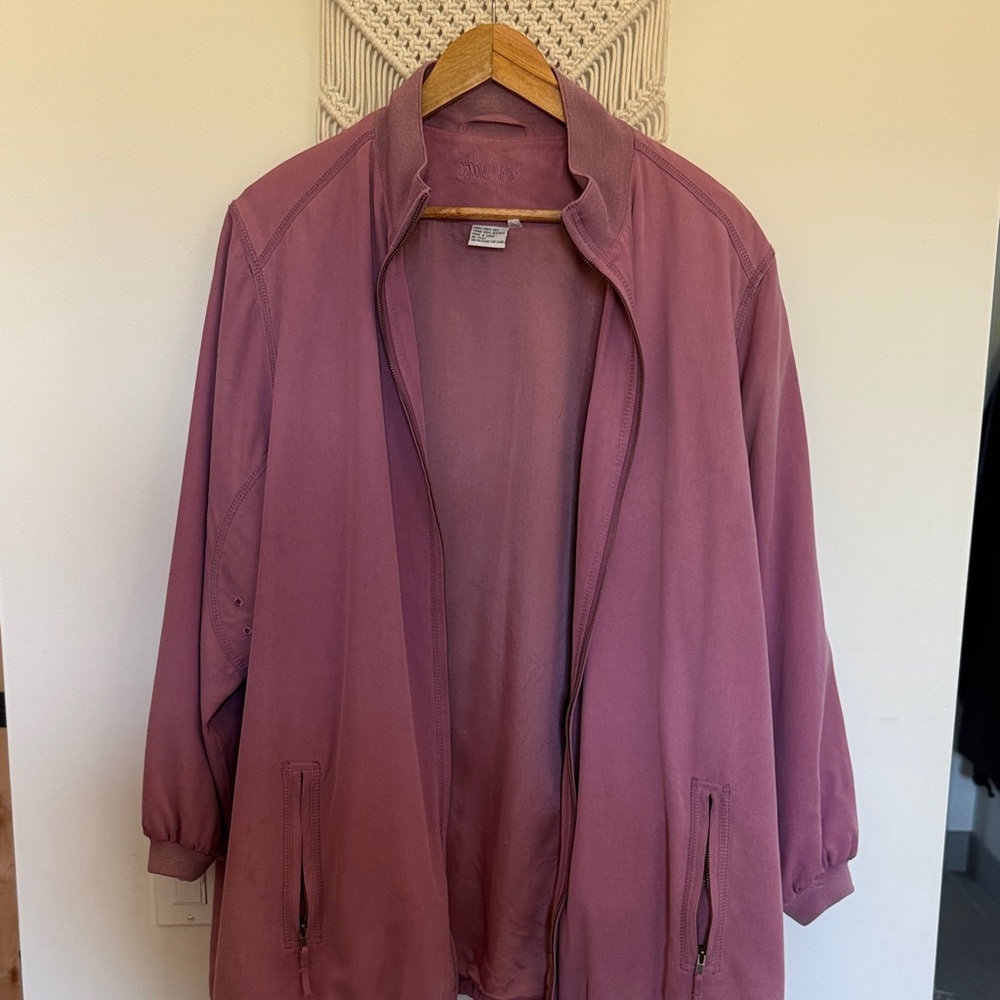 Bobbie Brooks Silk Bomber Jacket
